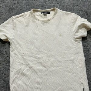 French Connection Off-White Textured Tee